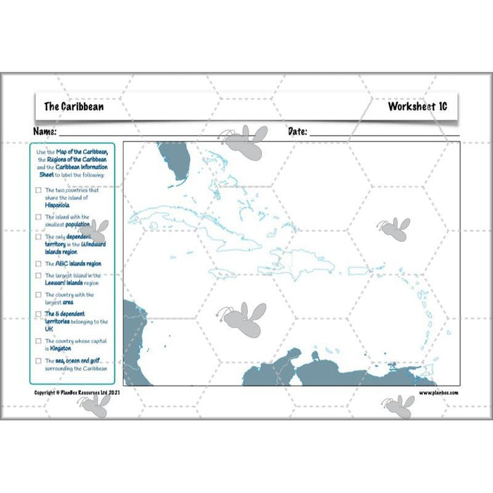 PlanBee Caribbean Geography KS2 Planning Pack by PlanBee