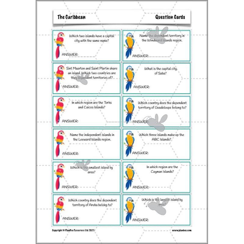 PlanBee Caribbean Geography KS2 Planning Pack by PlanBee