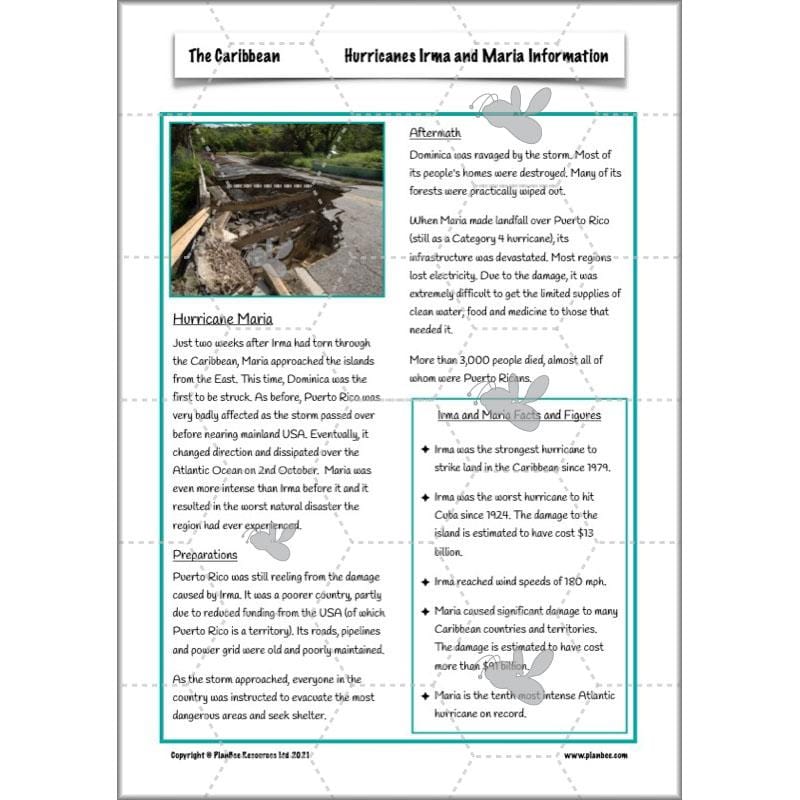 PlanBee Caribbean Geography KS2 Planning Pack by PlanBee