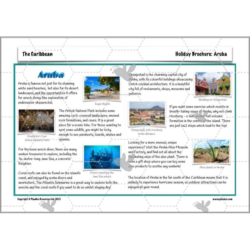 PlanBee Caribbean Geography KS2 Planning Pack by PlanBee