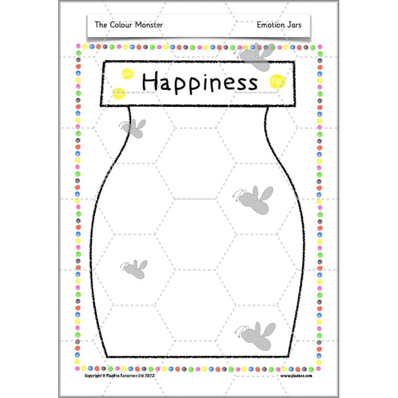 PlanBee The Colour Monster Planning KS1 | Year 2 English lessons