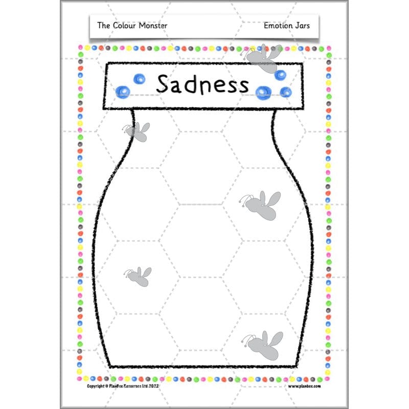 PlanBee The Colour Monster Planning KS1 | Year 2 English lessons