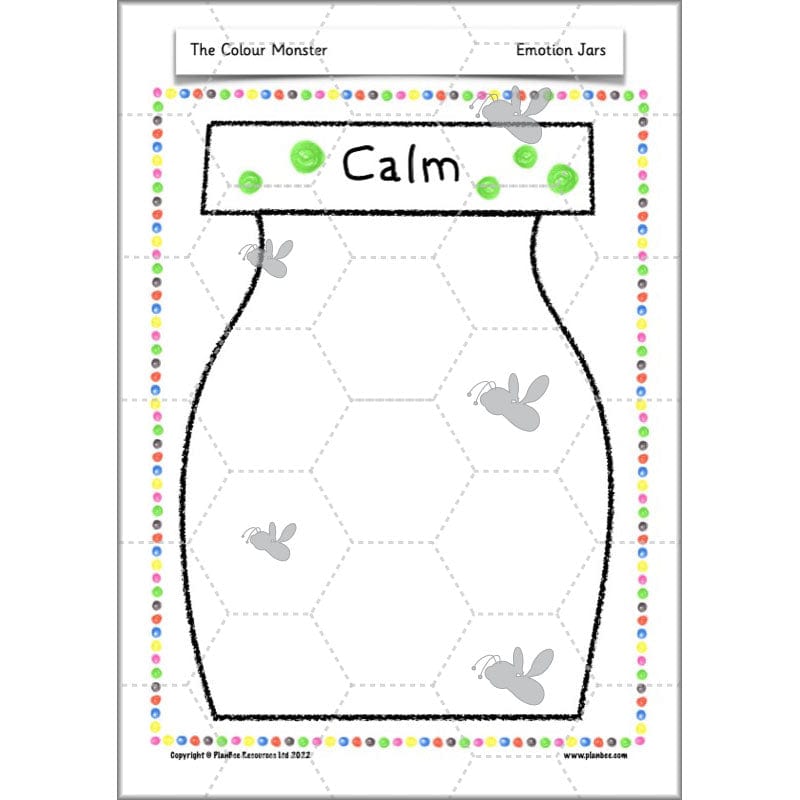 PlanBee The Colour Monster Planning KS1 | Year 2 English lessons