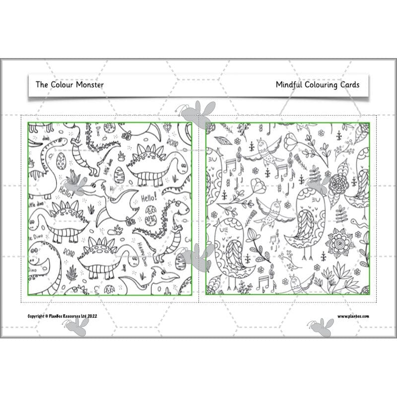 PlanBee The Colour Monster Planning KS1 | Year 2 English lessons