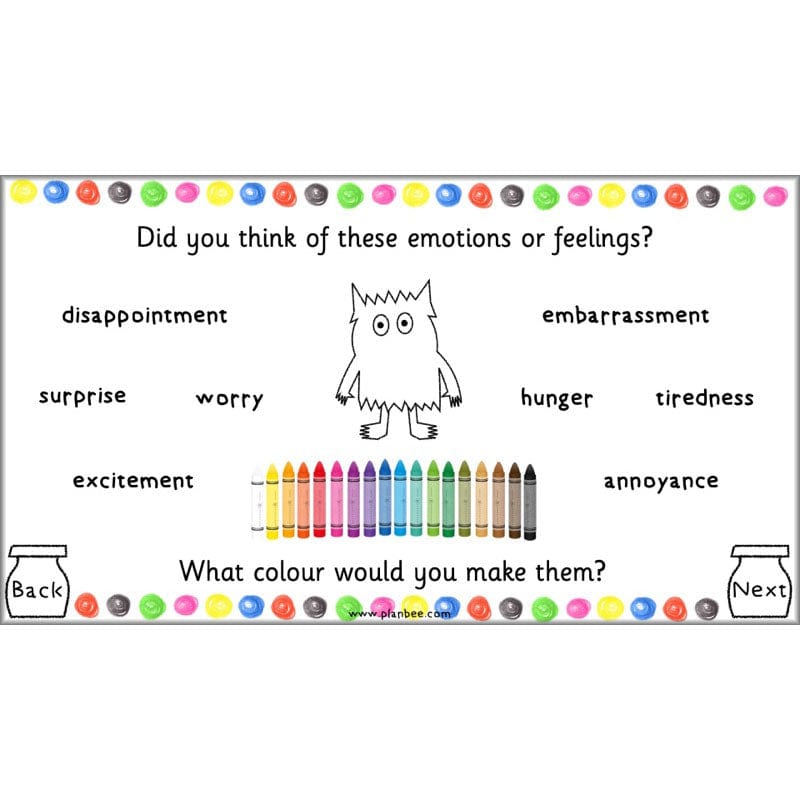 PlanBee The Colour Monster Planning KS1 | Year 2 English lessons