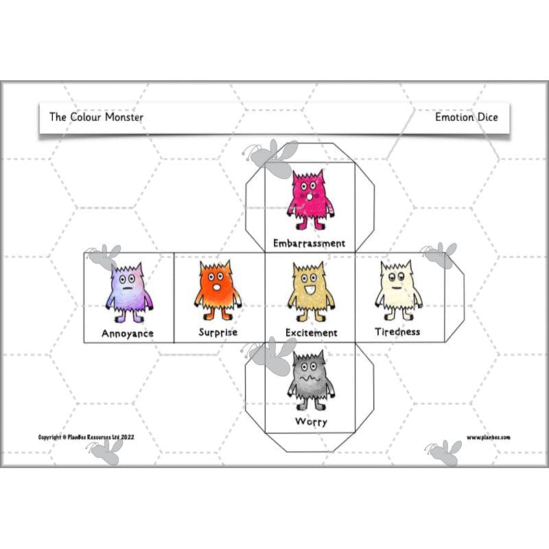 PlanBee The Colour Monster Planning KS1 | Year 2 English lessons