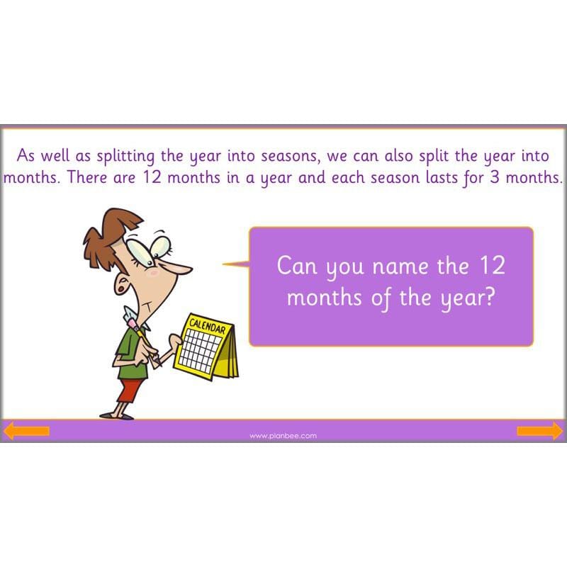 PlanBee The Four Seasons KS1 Lesson Plans, Slides & Worksheets for Year 1 & 2