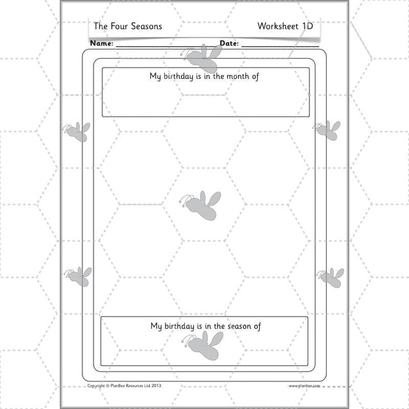 The Four Seasons KS1 Lesson Plans & Worksheets by PlanBee