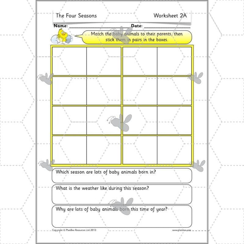 The Four Seasons Ks1 Lesson Plans & Worksheets By Planbee