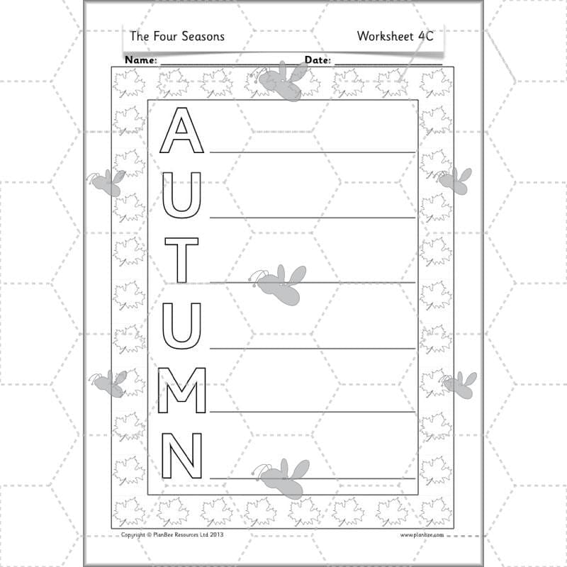 PlanBee The Four Seasons KS1 Lesson Plans, Slides & Worksheets for Year 1 & 2