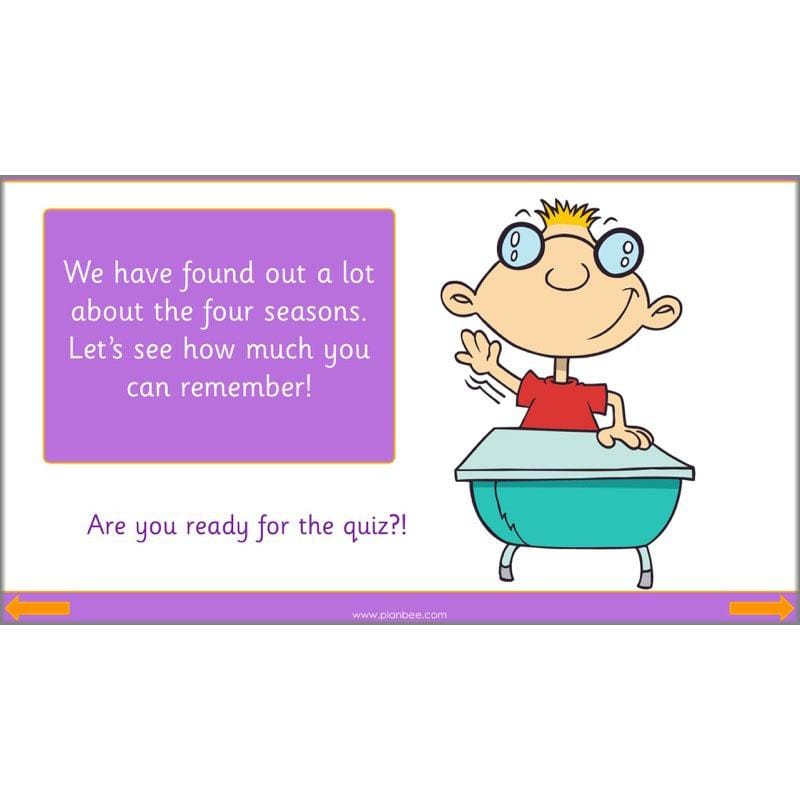 PlanBee The Four Seasons KS1 Lesson Plans, Slides & Worksheets for Year 1 & 2