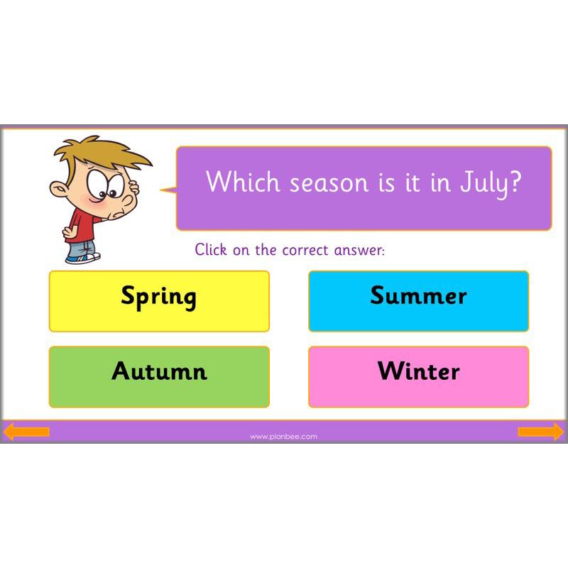PlanBee The Four Seasons KS1 Lesson Plans, Slides & Worksheets for Year 1 & 2