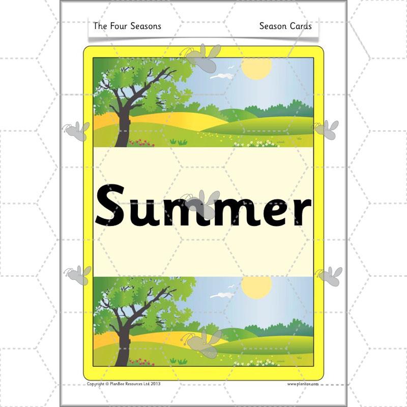 PlanBee The Four Seasons KS1 Lesson Plans, Slides & Worksheets for Year 1 & 2
