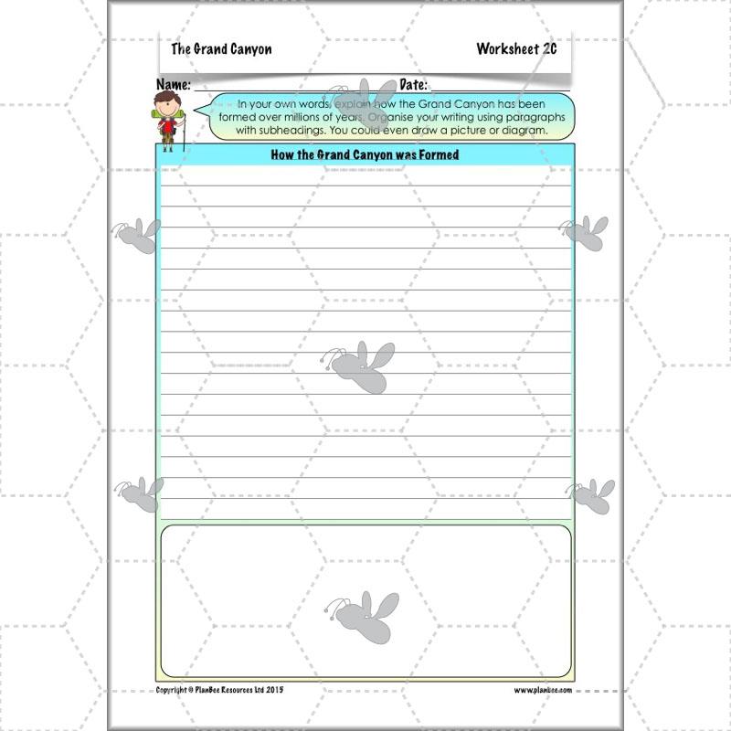 PlanBee The Grand Canyon KS2 Geography Lesson Plans