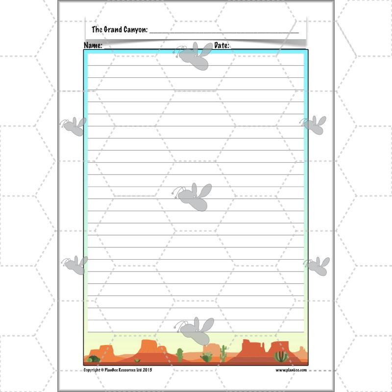 PlanBee The Grand Canyon KS2 Geography Lesson Plans