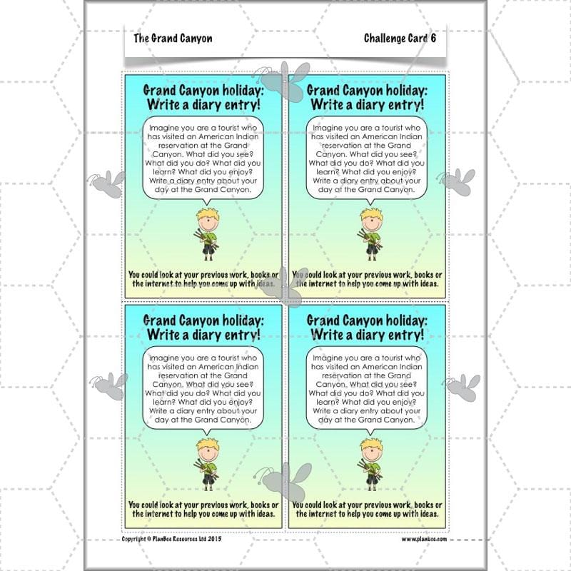 PlanBee The Grand Canyon KS2 Geography Lesson Plans