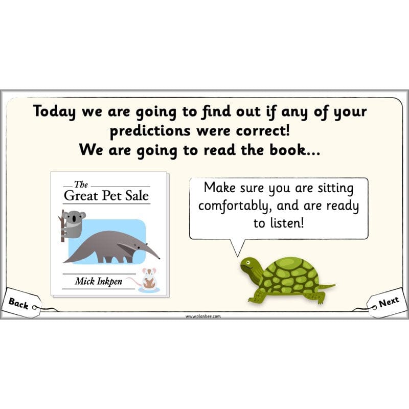 PlanBee The Great Pet Sale Resources KS1 | Year 1 English | PlanBee