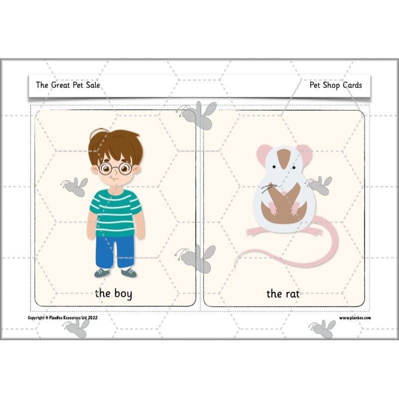 PlanBee The Great Pet Sale Resources KS1 | Year 1 English | PlanBee