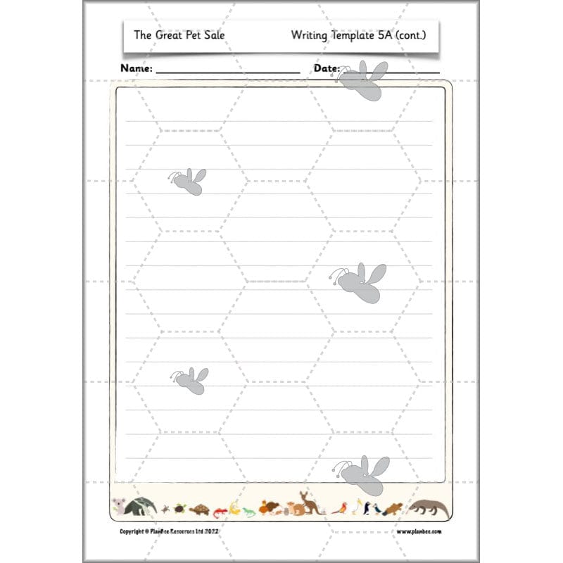PlanBee The Great Pet Sale Resources KS1 | Year 1 English | PlanBee