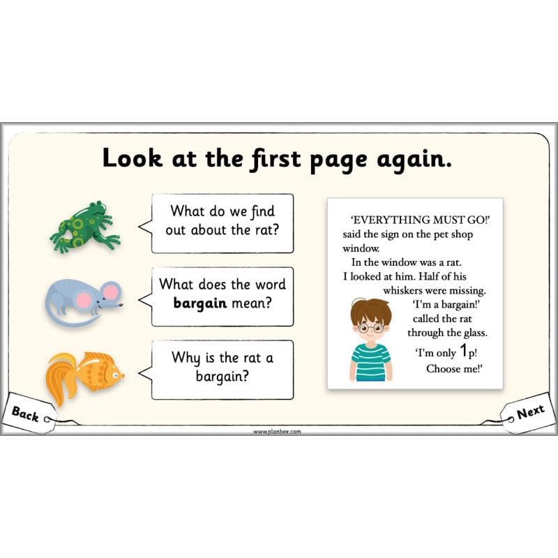 PlanBee The Great Pet Sale Resources KS1 | Year 1 English | PlanBee