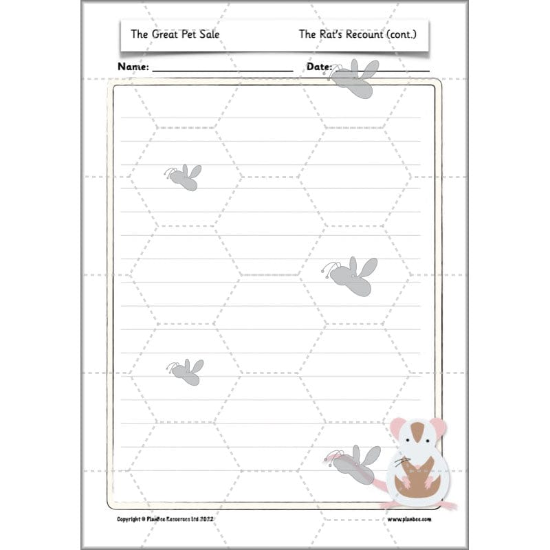 PlanBee The Great Pet Sale Resources KS1 | Year 1 English | PlanBee