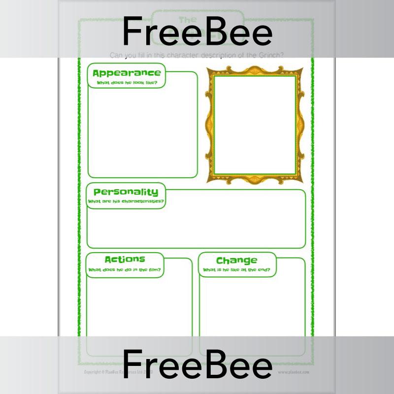 Free The Grinch Activity Sheets by PlanBee