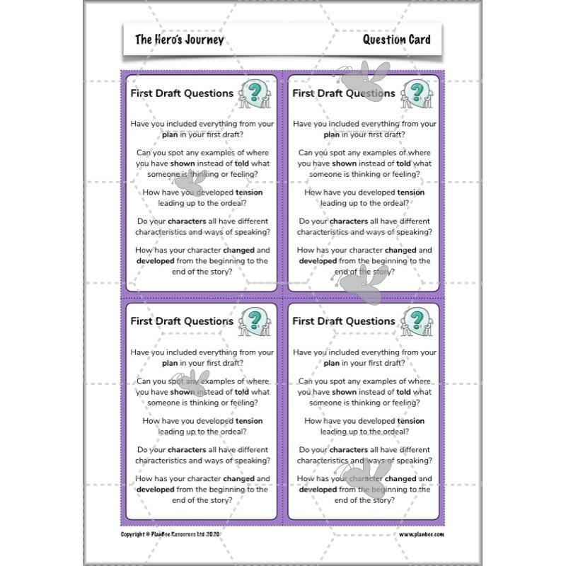 Year 6 Story Writing Lesson Planning | The Hero's Journey