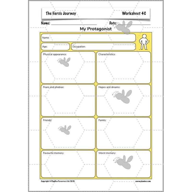 PlanBee The Hero's Journey Lesson Plan Pack | Year 6 Creative Writing