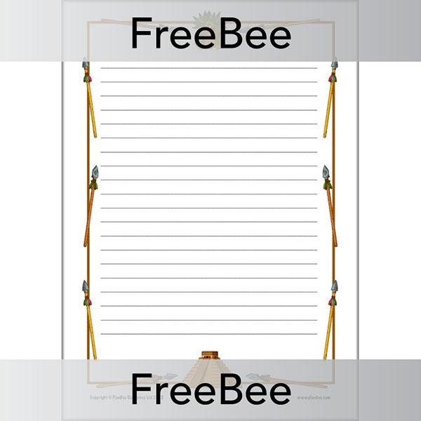 PlanBee The Maya Writing Frames | PlanBee FreeBees