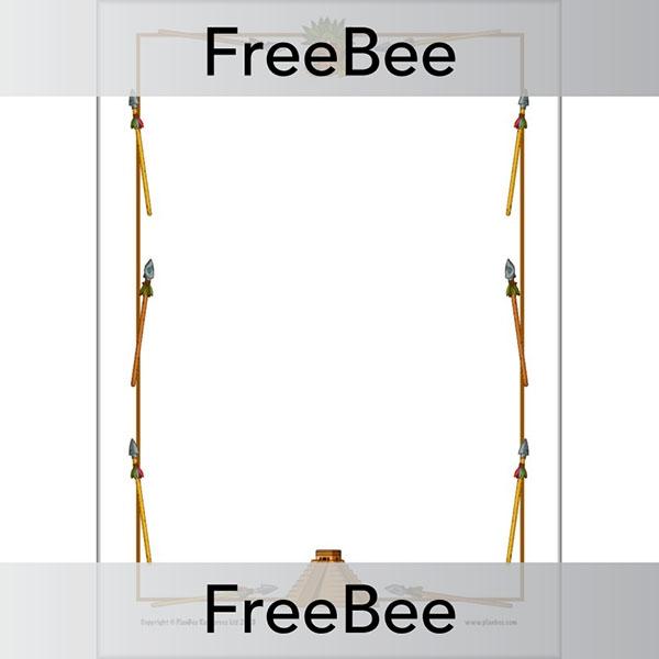 PlanBee The Maya Writing Frames | PlanBee FreeBees