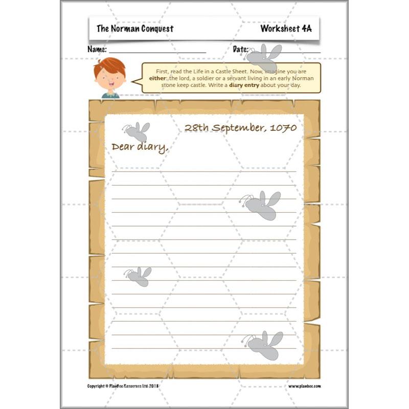 PlanBee The Normans KS2 History lesson plan pack and resources