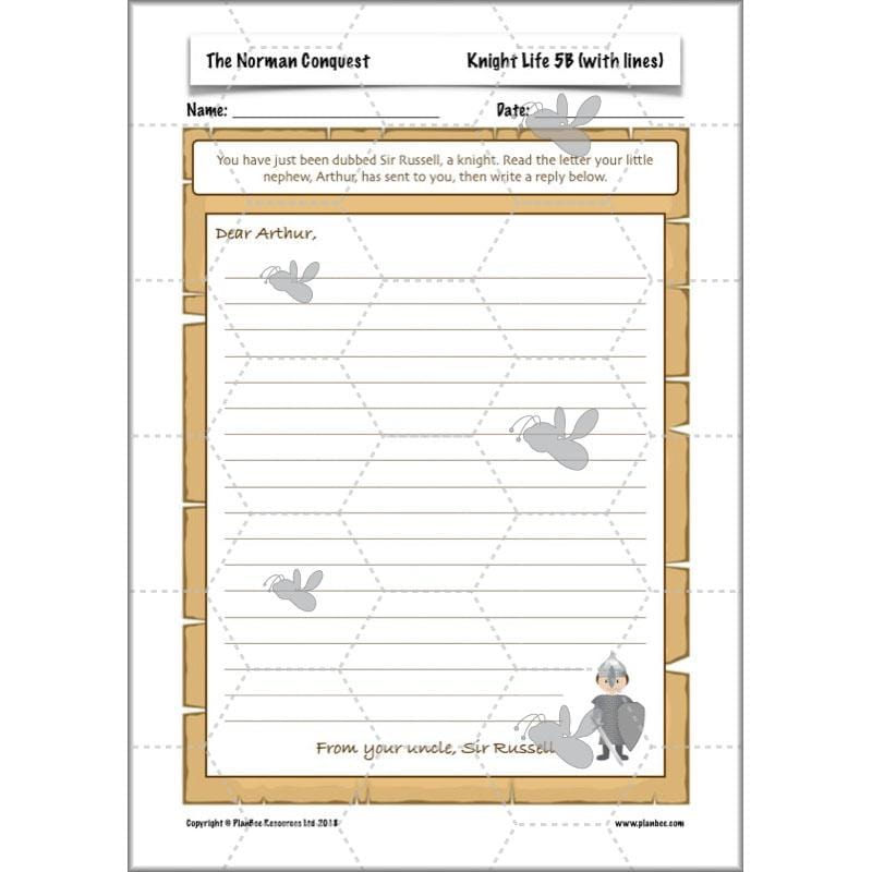 PlanBee The Normans KS2 History lesson plan pack and resources