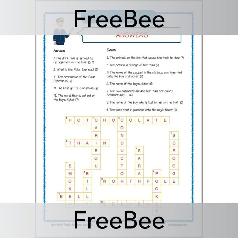 Free The Polar Express Activities Pack by PlanBee