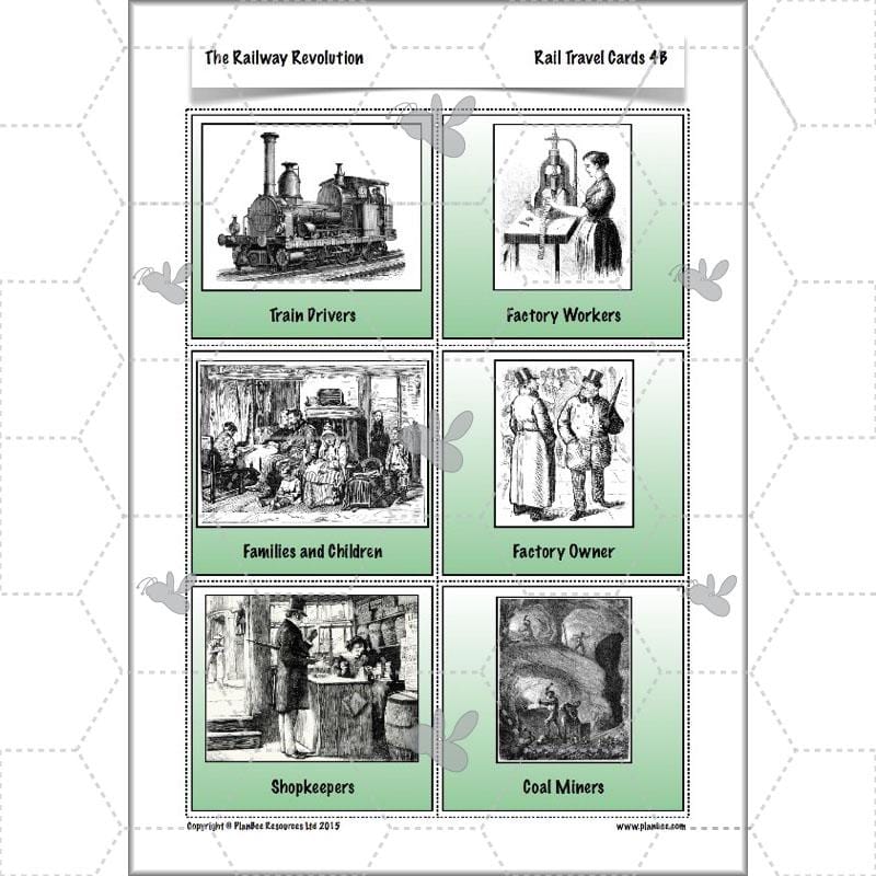 PlanBee The Railway Revolution: Industrial Revolution Primary History for KS2