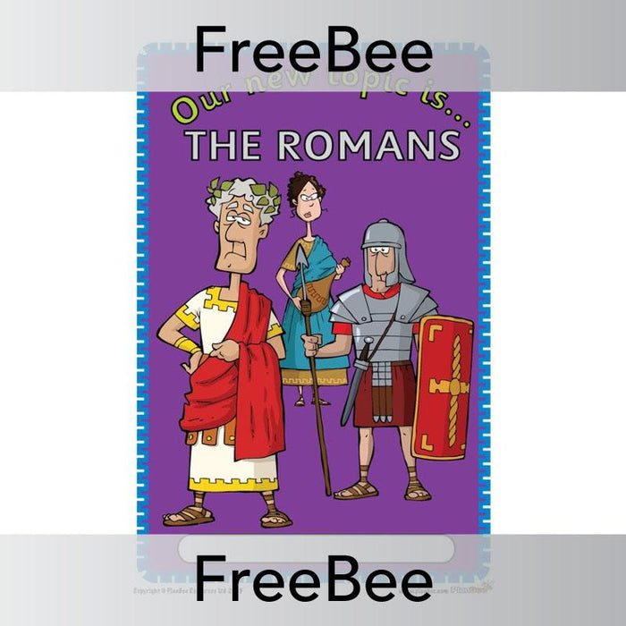 PlanBee The Romans Topic Cover | PlanBee FreeBees