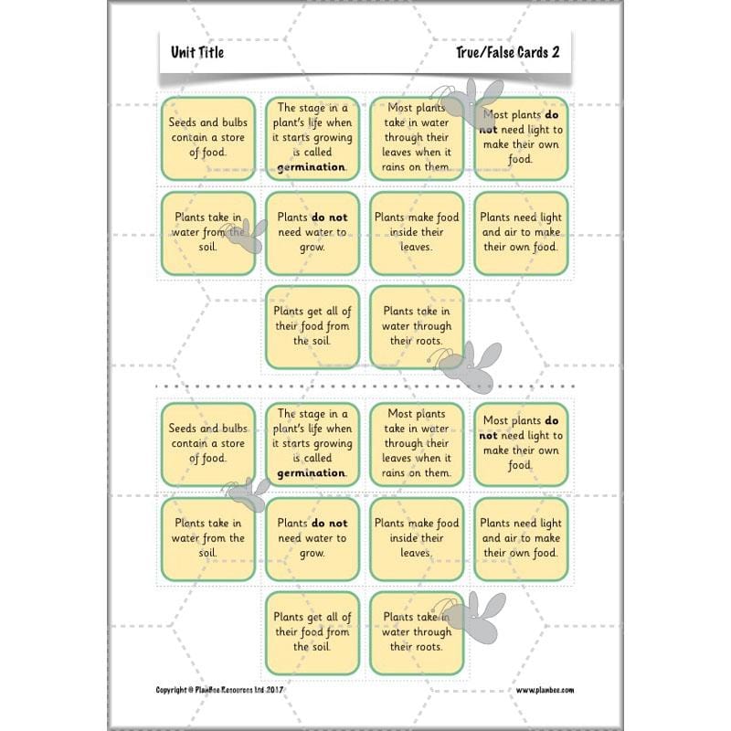 PlanBee Secret World of Plants - KS1 Science Scheme of Work: Year 2