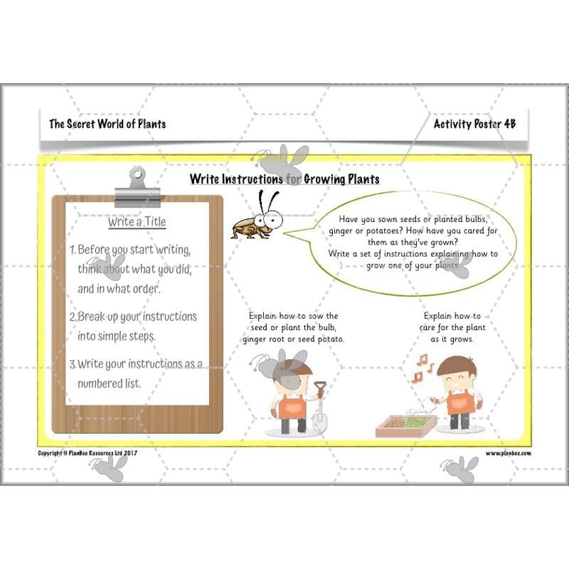 PlanBee Secret World of Plants - KS1 Science Scheme of Work: Year 2