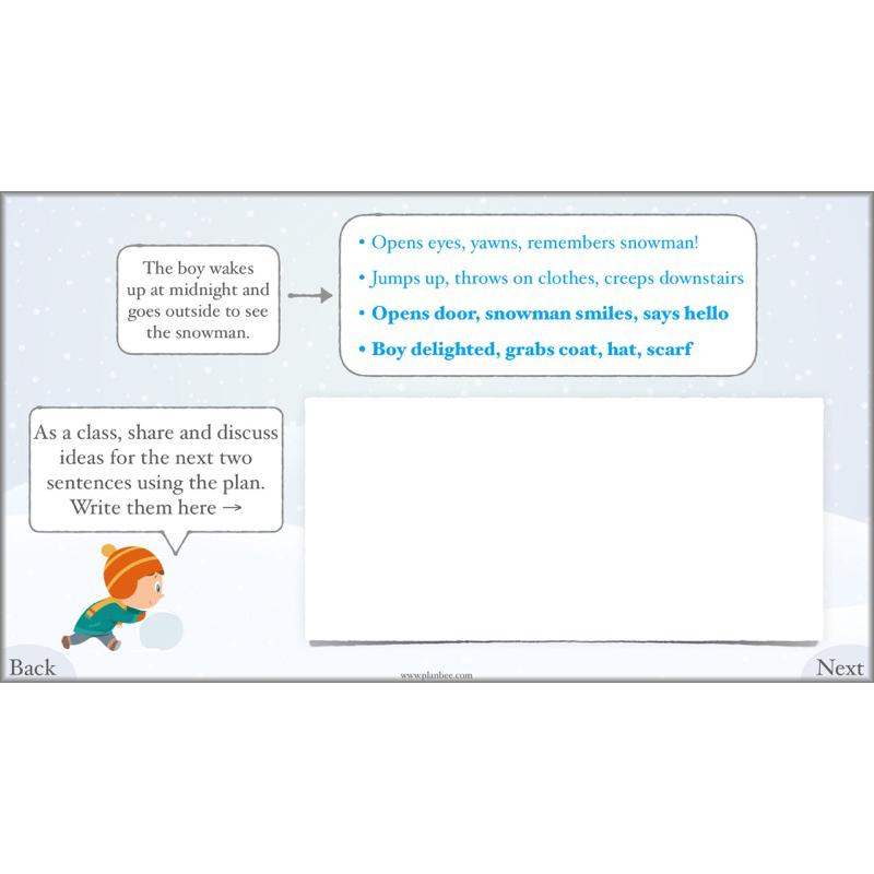 PlanBee The Snowman Activities Planning Pack | Year 3 English lessons