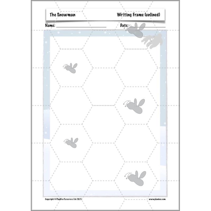 PlanBee The Snowman Activities Planning Pack | Year 3 English lessons