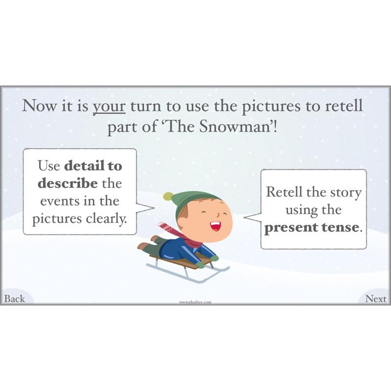 PlanBee The Snowman Activities Planning Pack | Year 3 English lessons