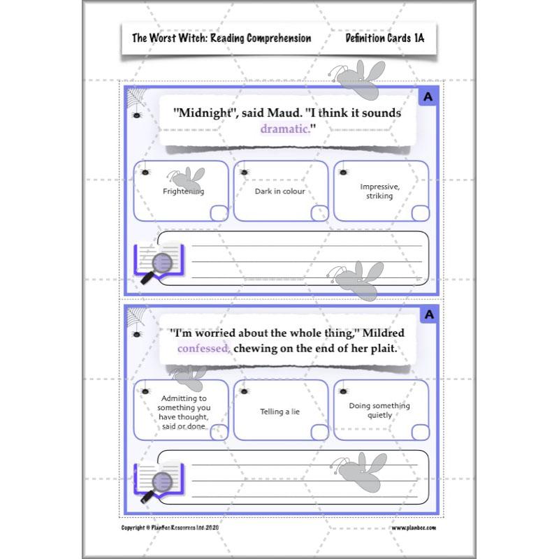 PlanBee The Worst Witch Characters English Pack by PlanBee