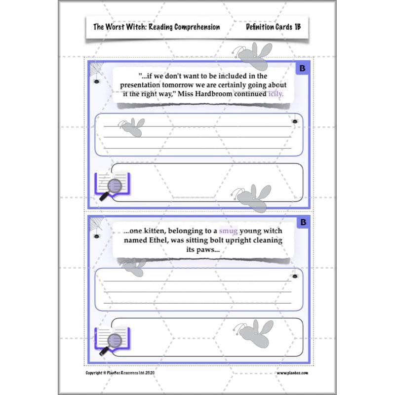 PlanBee The Worst Witch Characters English Pack by PlanBee