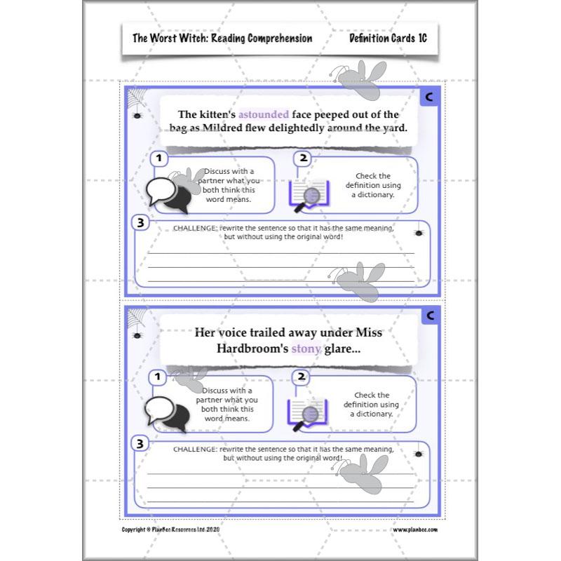 PlanBee The Worst Witch Characters English Pack by PlanBee