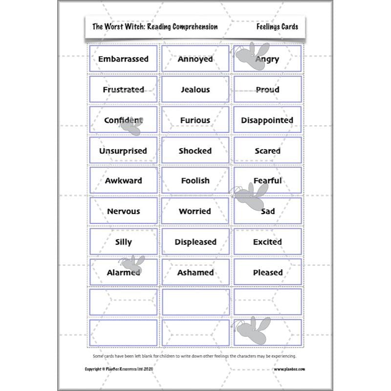 PlanBee The Worst Witch Characters English Pack by PlanBee