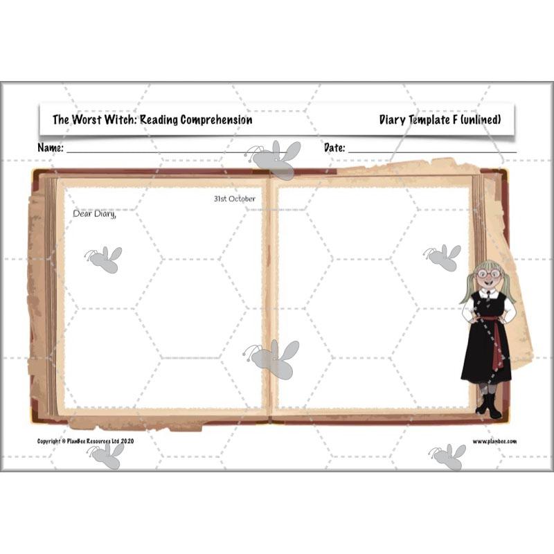 PlanBee The Worst Witch Characters English Pack by PlanBee