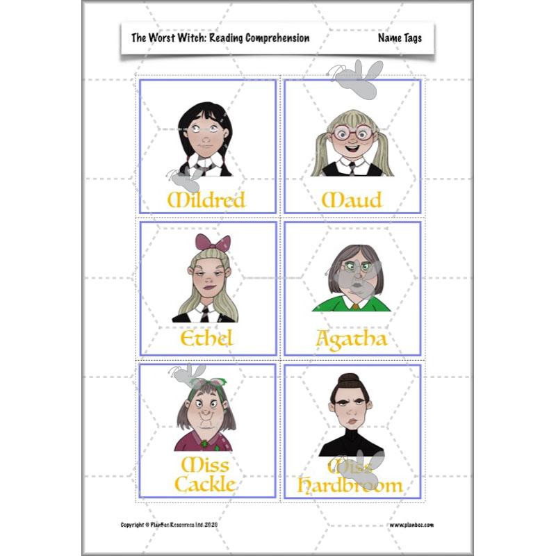 PlanBee The Worst Witch Characters English Pack by PlanBee