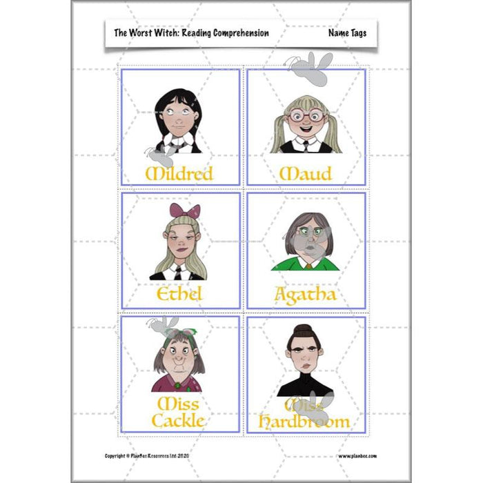 PlanBee The Worst Witch Characters English Pack by PlanBee