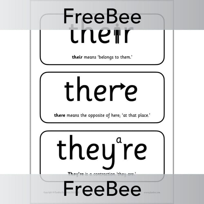 There Their They Re Worksheet Printable