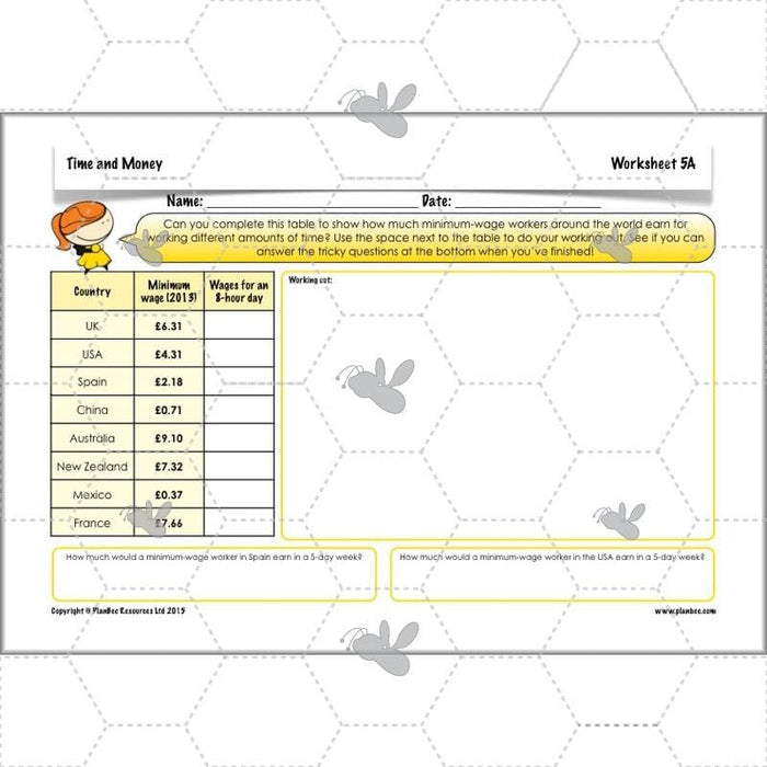 PlanBee Year 6 Time Problems | Time and Money KS2 Maths