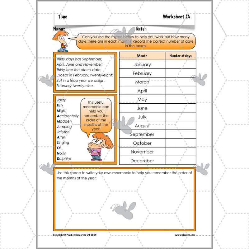 PlanBee Time: Year 3 Maths Lesson Plans, Word Problems and Worksheets